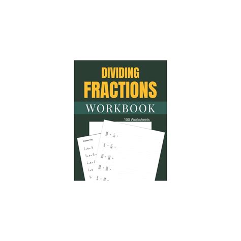 Dividing Fractions Workbook 100 Worksheets: Learn India | Ubuy