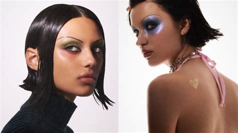 90's editorial makeup