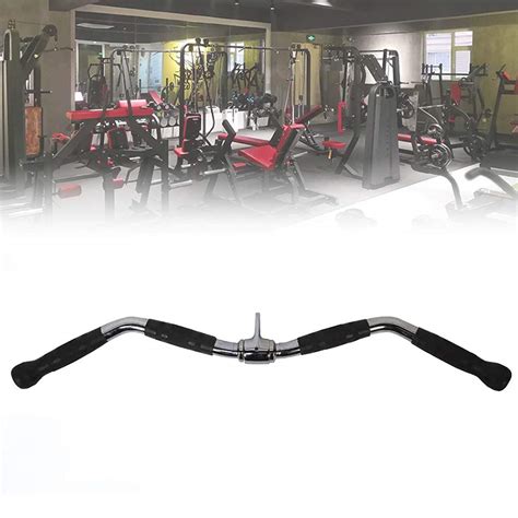 Lat Bar Cable Machine Attachment Curl Pulldown Bar With Full ...