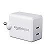 Belkin 40W (20W + 20W) Dual Port USB-C (Type C) Wall Charger/Adapter ...