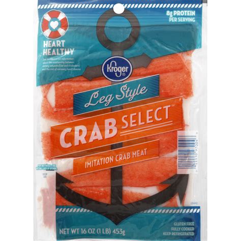 Kroger Crab Meat, Imitation, Leg Style (16 oz) Delivery or Pickup Near ...