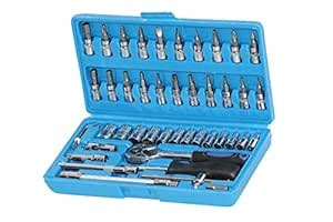Digital Craft 46PCS Steel Socket Wrench Tool Set – Socket Ratchet ...