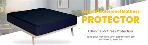 Buy Wakefit 100% Waterproof Premium Cotton Mattress Protector ...