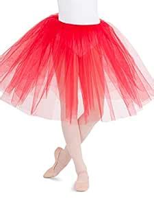 Capezio Little Girls' Romantic Tutu, Red, One Size : Amazon.in ...