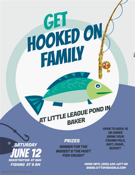 Get Hooked On Family: Fishing Tournament at Little League Pond at the ...
