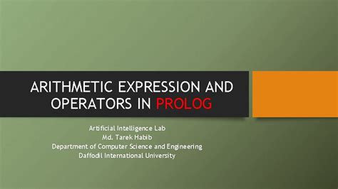 Image result for Prolog Operators