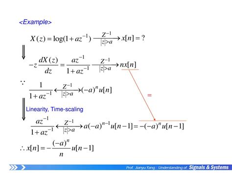 Image result for Basic Z Transform Formula