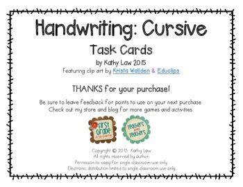 Image result for Performance Task Cursive