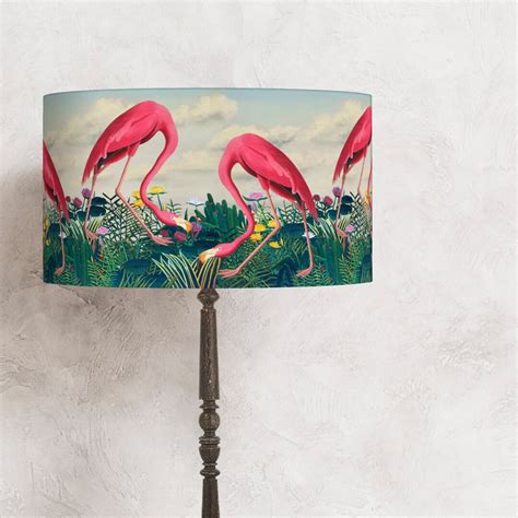 Lampshade for Floor Lamp Flamingos Perfect for Your Lamp - Etsy