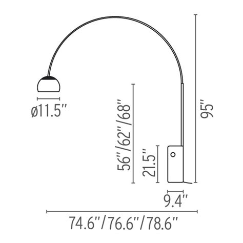 Flos Arco Floor Lamp by Achille Castiglioni | Design Public