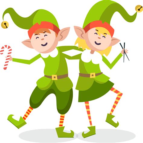 Christmas Elves PNG Images Transparent Background | PNG Play
