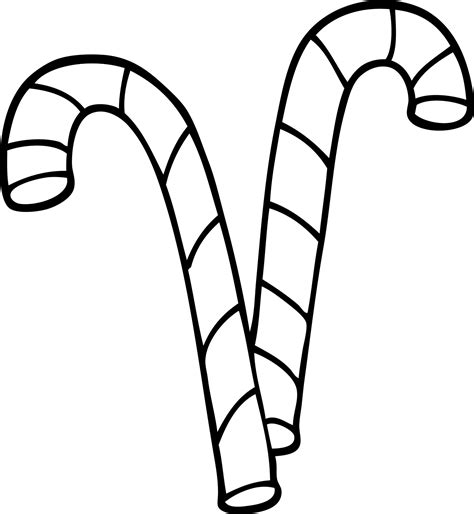 Candy Cane Drawing Pdf at Harrison Fitch blog