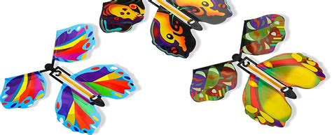 UCRAVO Butterfly Pack of 5, Wind Up, Magic, Color Recognition, Kid ...