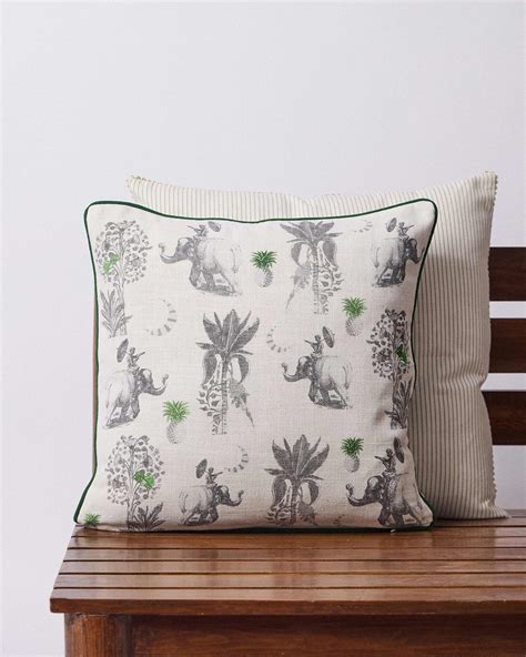 Ceylon Ele Cushion Cover – Nicobar