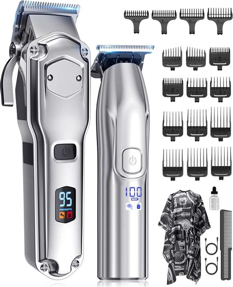Jack & Rose Clippers and Trimmers Set, Cordless Hair Clippers for Men ...
