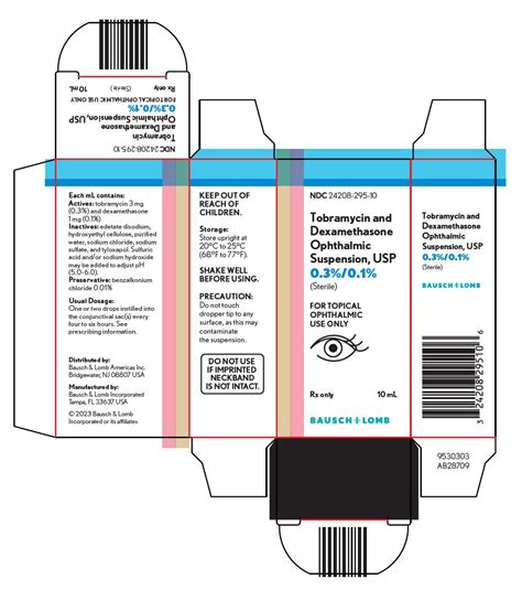 DailyMed - TOBRAMYCIN AND DEXAMETHASONE suspension/ drops