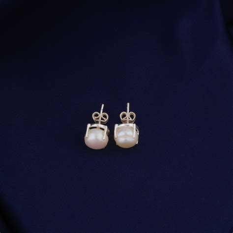 Silver Pearl Bloom Studs – Totapari