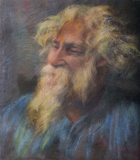 Atul Bose Pastel on Paper (A Hundred Years Later, Rabindranath Tagore ...