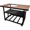HEATMASTER Kamado Joe Big Joe II Table Brown Aluminum Grill cart in the ...