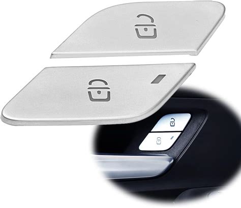 Buy Angelguoguo Car Door Lock Unlock Button Switch Trim Sticker For ...