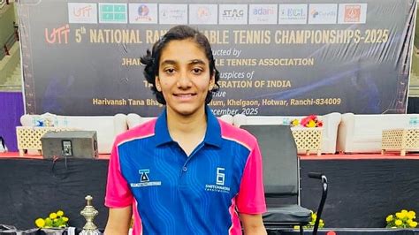 Nashik's Sayali Wani Wins Silver At National Ranking Table Tennis ...