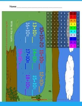 Adding and Subtracting Ten 的图像结果
