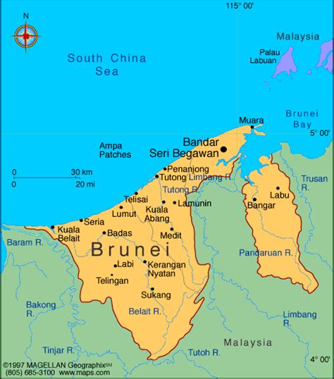 Brunei Map Asia: Detailed & Interactive Guide
