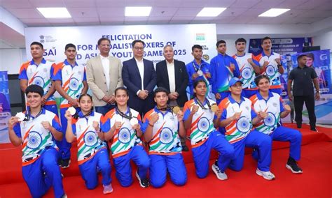 Boxing Federation of India felicitates boxers for landmark show at ...
