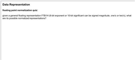 Image result for Normalization of Floating Numbers