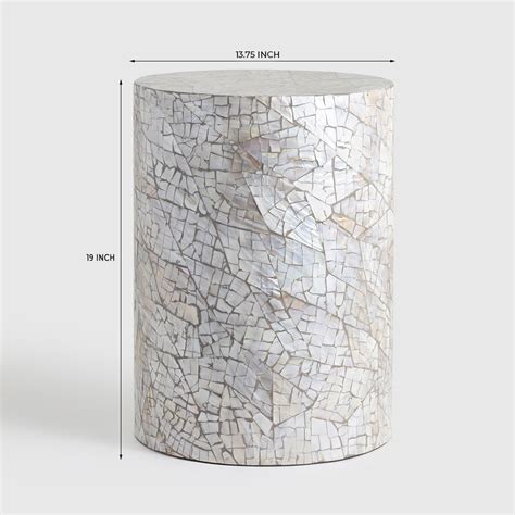 Capiz Shell Side Table — Home Canvas
