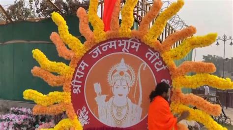 Ayodhya glows: 100 tons of flowers for Ram Mandir flag hoisting