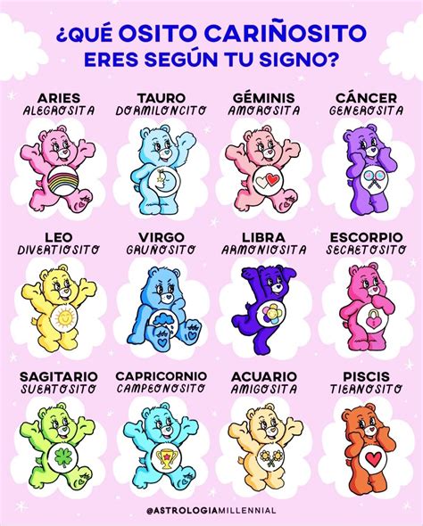 Pin de Ana María Borau Prieto en Horóscopo Ositos Amorosos | Ositos ...