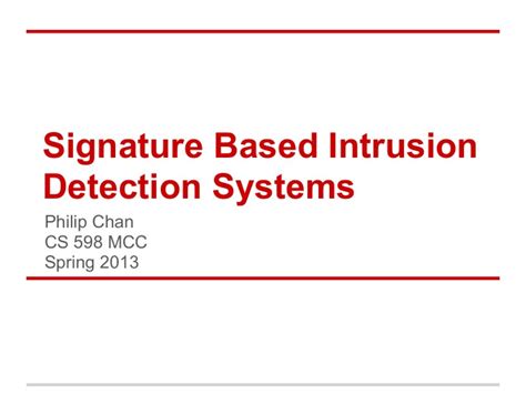 Image result for Signature-Based Intrusion Detection System