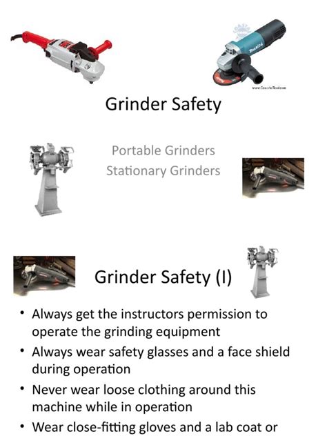 Image result for Using Grinders Safely