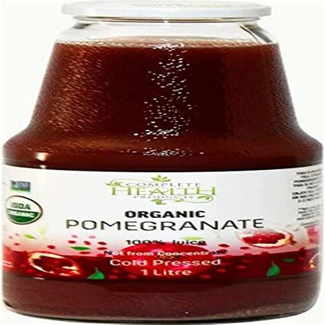 Complete Health 100% Organic Pomegranate Juice 1 Liter : Amazon.com.au ...