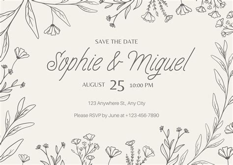 Examples Of Save The Date Postcards