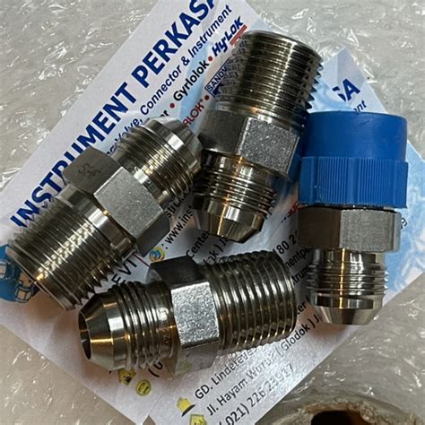 Jual Male connector 1/2 MNPT x 1/2 " JIC SS316 SUPERLOK - Jakarta Barat ...