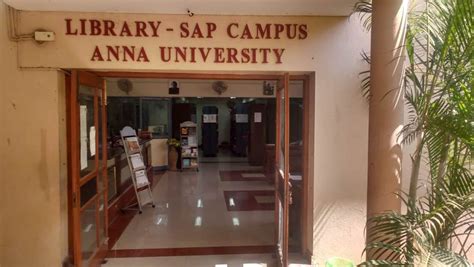 Anna University Library - SAP Campus Library