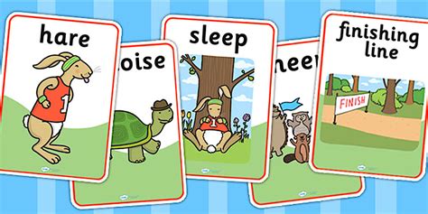 The Tortoise and The Hare Display Posters
