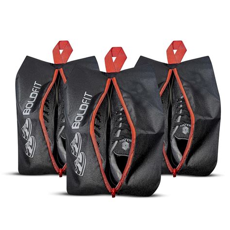 Shoe Bag with Zipper - Set of 3 – Boldfit