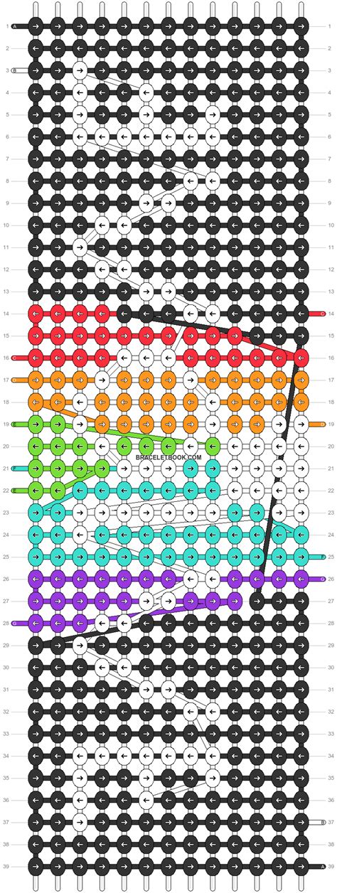 Image result for Alpha Pattern Bracelet Tutorials