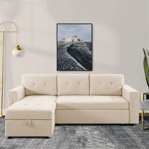 Pull-Out Sofa Bed - Compact Pull-Out Couch for Small Spaces and Living ...