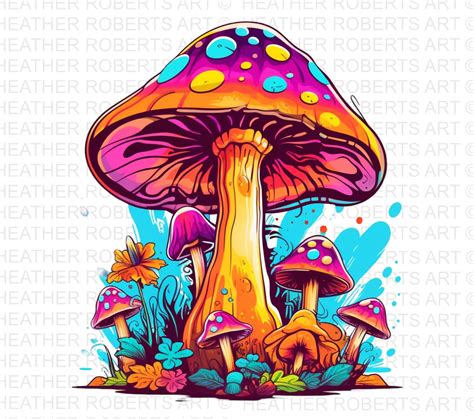 Psychedelic Mushrooms Drawings at Christopher Jose blog