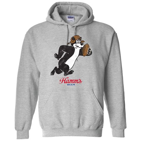 Hamm's - Hamm's Bear - Football Run Play Hoodie - Brew City Beer Gear