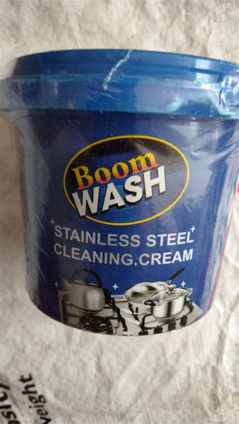 GLOWSTAR Cream Boom Wash Stainless Steel Oven Cookware Cleaner for ...