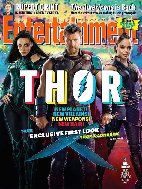 Címlapon virítanak a Thor: Ragnarok főszereplői