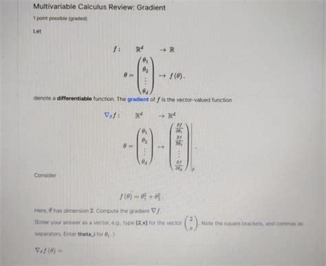 Image result for Gradient Formula Multivariable