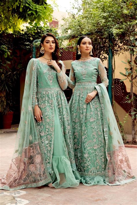 Alizeh Shahtaj Festive Embroidered Chiffon Collection '21 – Anarkali ...