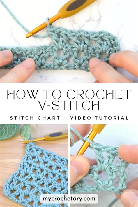 Image result for Crochet V-Stitch Tutorial