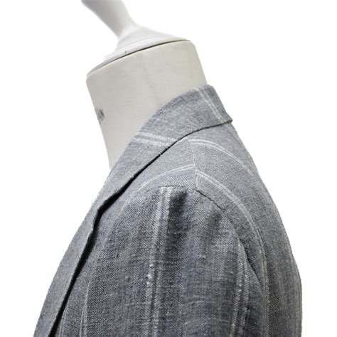 Model NO-286 4者混 ライトグレーストライプ ジャケット ジャケット / Jacket | ジャケット / Jacket ...